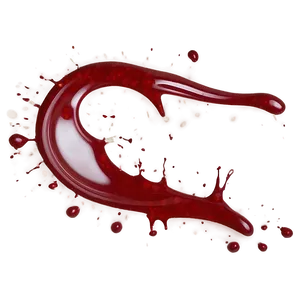 Blood Splatter Transparent For Book Covers 05262024 PNG