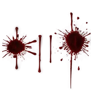 Blood Splatter Transparent For Film Editing 05262024 PNG
