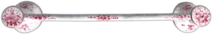 Blood Splattered Barbell Design