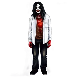 Bloodied Jeff The Killer Appearance Png 06252024 PNG image