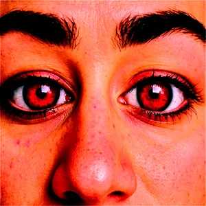 Bloodshot Eyes Expression Png 06212024 PNG image