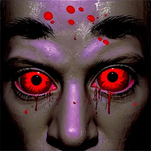 Bloodshot Eyes Graphic Png 06212024 PNG image