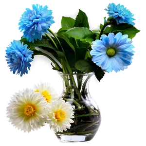 Blooming Flowers Vase PNG 49