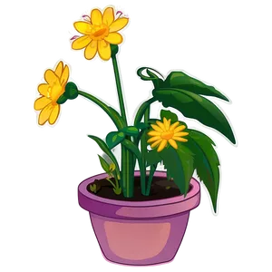 Blooming Plant Clipart PNG 19