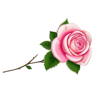 Blooming Rose Sticker Png Tto PNG image