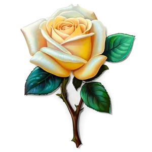 Blooming Rose Sticker Png Uoq PNG image