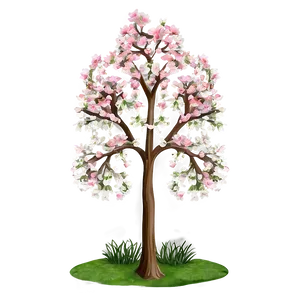 Blooming Spring Tree Png 05212024 PNG image