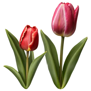 Blooming Tulips Spring Png 06272024 PNG image