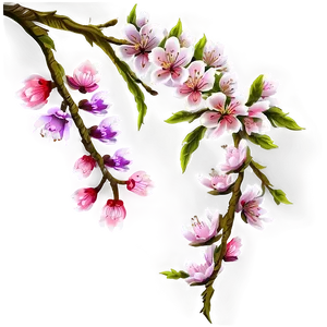 Blossom Branches PNG Coc21