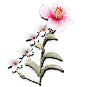 Blossoming Corner Flower Png 8 PNG image