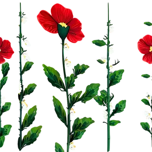 Blossoming Flower Stem PNG 95