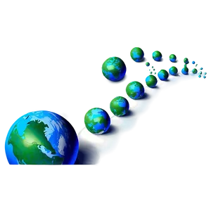 Blue And Green Planet Png Ajx PNG image