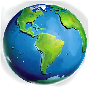 Blue And Green Planet Png Bcc PNG image