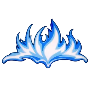 Blue And White Flames PNG 19 PNG