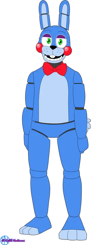 Blue_ Animatronic_ Rabbit_ Character