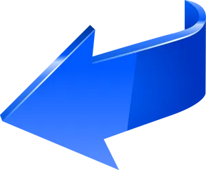 Blue Arrow Graphic