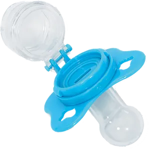 Blue Baby Pacifier Transparent Background PNG