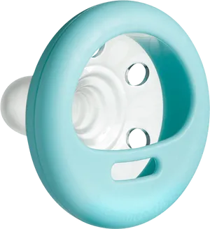 Blue Baby Pacifier PNG image