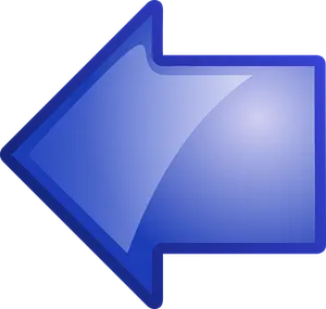 Blue Backward Arrow Icon