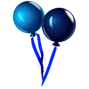 Blue Balloons B PNG image