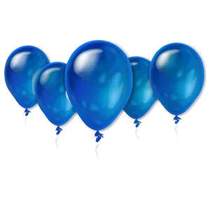 Blue Balloons D PNG image