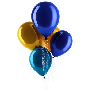 Blue Balloons Png 06122024 PNG image