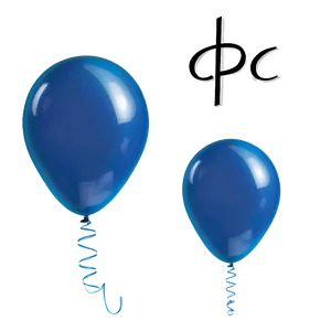 Blue Balloons PNG Pjl