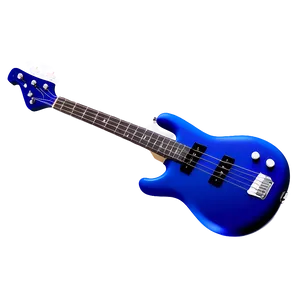 Blue Bass Guitar Png 06202024 PNG image