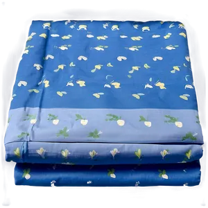 Blue Bed Sheet PNG 06272024