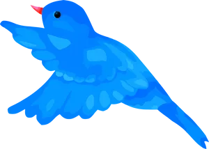 Blue Bird Illustration