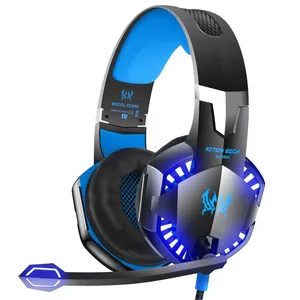 Blue Black Gaming Headset G2000 PNG image