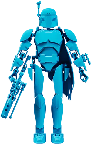 Blue Boba Fett Armor PNG image