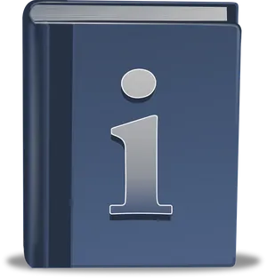 Blue Book Info Icon PNG image