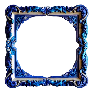 Blue Border Frame For Certificate Png 06202024 PNG image