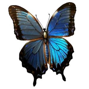Blue Butterflies PNG Lib