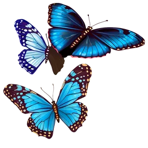 Blue Butterfly Clipart Png Gbc5 PNG image