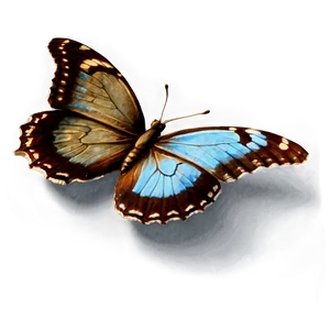 Blue Butterfly Clipart Png Hrs PNG image