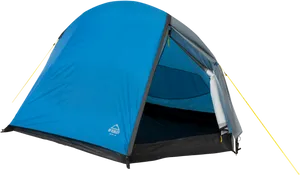 Blue Camping Tent Isolated PNG image