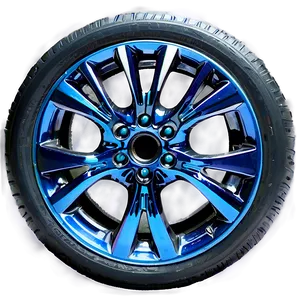 Blue Car Wheel Png 06122024 PNG image