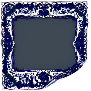 Blue Certificate Frame PNG Fqy