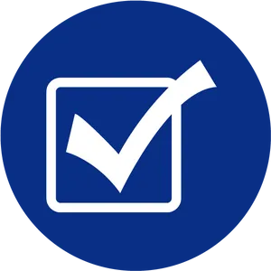 Blue Checkbox Icon PNG image