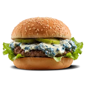 Blue Cheese Cheeseburger Png Wud PNG image