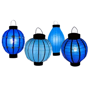 Blue Chinese Lantern PNG Hyp95 PNG