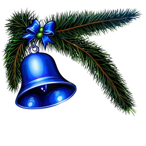 Blue Christmas Bells Png 06122024 PNG image