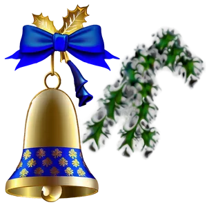 Blue Christmas Bells Png 06122024 PNG image