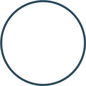 Blue Circle Outline Graphic