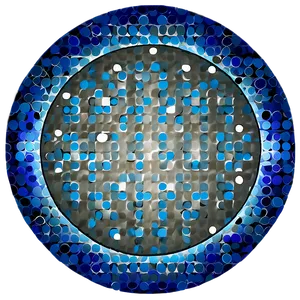 Blue Circle Pattern Png Sxk PNG image