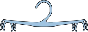 Blue Clothes Hanger Graphic PNG
