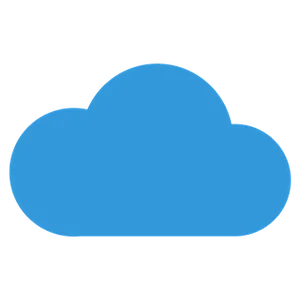 Blue Cloud Icon