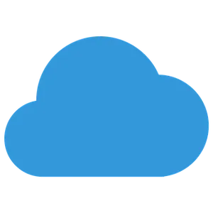 Blue Cloud Icon